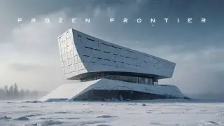 Frozen Frontier 🌌 | Icy Cyberpunk Ambience for Deep Focus, Relaxation, and Winter Calm (3 Hours)