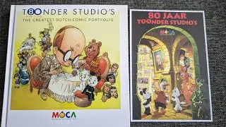 80 jaar Toonder Studios uitgegeven door MOCA uit Noordwijk en comics gekregen van Michael Minneboo