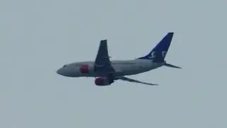 SAS  Boeing 737-683, LN-RPG.  Paris to Stockholm. May 6, 2014, 12.45 local time