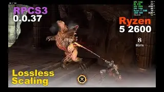 RPCS3 0.0.37 ( PS3 Emulator With Lossless Scaling ) God of War III - Gameplay #3