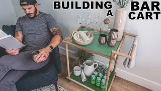 Building a Bar Cart with Dowels & Epoxy