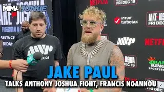 Jake Paul BLASTS 'idiot' Francis Ngannou, previews Anthony Joshua boxing fight, more