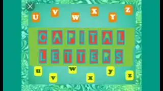 Lets learn Capital Letters U, V, W, X, Y, Z