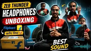 Zebronics Zeb Thunder Headphone Unboxing & Review😱, Headphones Can Buy It For Good Music Experience