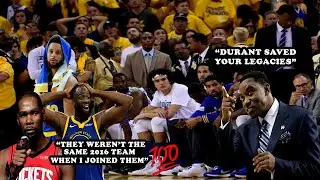 NBA Legend Tells Draymond To His Face Durant Saved Warriors Legacy & KD Speaks On Incomplete Roster