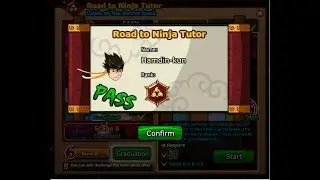 NINJA SAGA | LVL.80 EXAM STAGE 6-2(HARD MODE) + GRADUATE
