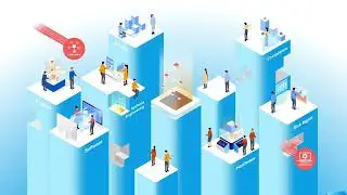 Jama Management Software | Isometric Style