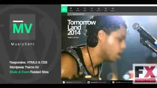 Preview MusicVent - Premium Music and Event WordPress Theme