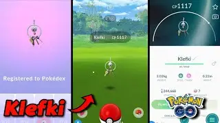 Klefki pokemon go || catch wild klefli in pokemon go || gen6 pokemon go.