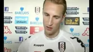 Brede Hangeland Interview After Fulham's draw against Blackburn.
