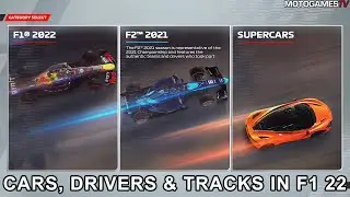 F1 22 - All Cars, Drivers and Tracks