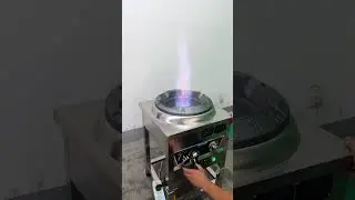 Fan-fire stove compatible with natural gas and liquefied gas.#stovetop #kitchentools