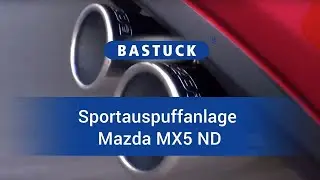 BASTUCK Sportauspuffanlage f&uuml;r den Mazda MX5 ND