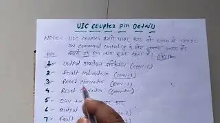 LHB Power Car में लगने वाले UIC Coupler's Details| UIC Coupler Details And There Connection Or Pin|