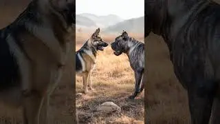 German Shepherd And Cane Corso Mix 🔥 #dog #germanshepherd #canecorso #mix