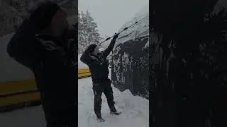 JULA Garage t&auml;lt | Ta bort sn&ouml;!