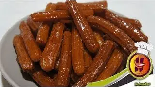 حلويات رمضان : الزلابية الطويلة الإحترافية مع طريقة إعداد العسل المنزلي الناجح