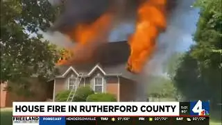 House fire in Rutherford County