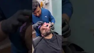 full face waxing tutorial | full face waxing tutorial soft wax🤩 @RK.barbershop #viral#trending