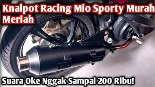 Ganti Kanlpot Mio Pakai Knalpot Racing Murah Meriah