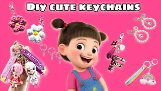 Diy aesthetic keychains ideas✨/ Farah creative corner 