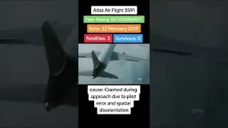 Atlas Air flight 3591 crash on 23rd February 2019 #planecrash #aeroplanecrash #airdisaster #2019