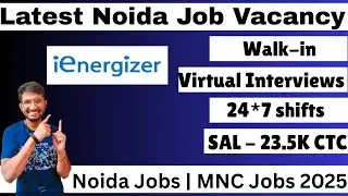 Latest Noida Jobs 2026 | Salary -  23.5 CTC | Ienergizer Hiring 2026 | Noida Job Vacancy Today