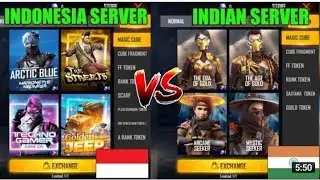 Indian Server Magic Cube Store VS Indonesia Server Magic Cube Store // Full Review Free Fire 🔥 //