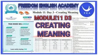 FEA ADVANCE BOOKS M:11 D3 CREATING MEANING. #freedomenglishacademy #feabooks #feainformation