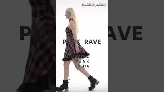 Red Plaid Lace Hem Slip Dress PQ-1287 #shorts  #punkrave  #punkdesignshop