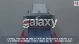Galaxy Pharmaceutical / medical / leaflet Paper Folding Machines