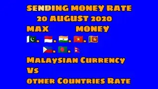 MAX MONEY RATE 20 AUGUST 2020