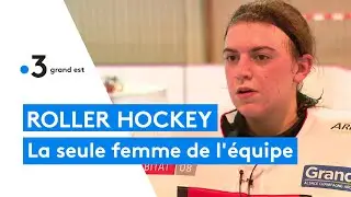 Rencontre avec Léa Dablainville, la seule femme de l'équipe de roller hockey de Rethel