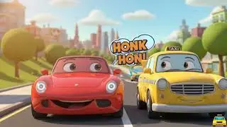 Жёлтое Такси &mdash; Песенка про Машинки для Детей | Мультики 3D