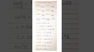 Trigonometry formulas..maths