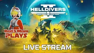 Surprise Sunday Squad Up - Helldivers 2 With My Son | Red5Mom's PNG Avitar Debut