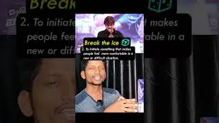 Break the ice meaning 2