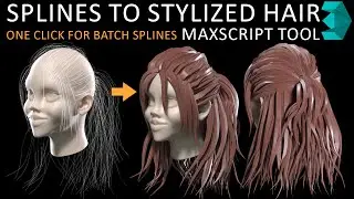 Promotion: A tool for fast and easy modeling stylized hairs (3dsmax)