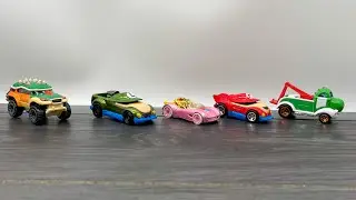 MATTEL HOT WHEELS SUPER MARIO CHARACTER CARS 🚗 💨