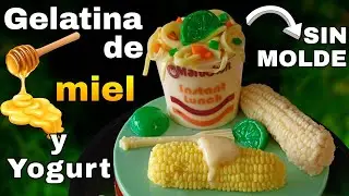 Gelatina con moldes alternativos / Gelatina de Miel y Yogurt / Gelatina realismo