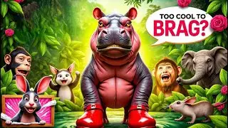Hippo&rsquo;s New Shoes 👟 | Jungle Animal Story for Kids | Moral Story on Kindness & Humility | Funny