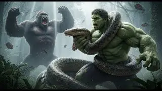 Monster Mayhem: King Kong 2026 - HULK vs GIANT ANACONDA | Full movie