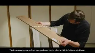 Re-defining authenticy with embossing in register technique