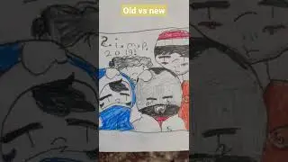 old vs new #goodjob #wow #art #nostalgia #drawing #cartoon #newvsold #comingsoon