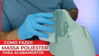 COMO FAZER Massa Pl&aacute;stica Caseira com Resina | F&aacute;cil de Lixar e Acabamento Profissional