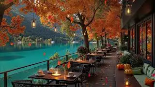 Turquoise Lake Terrace 🕯️ Sun-Drenched Autumn Jazz for Focus & Calm | Lilypond Jazz