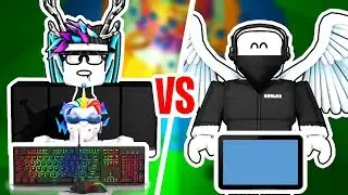 Pc Player VS Pro Mobile Player! Tower Of Hell