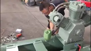 Piston mining air compressor