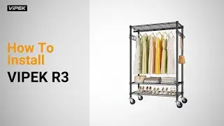 Как установить передвижную вешалку для одежды VIPEK R3/ R3 Medium/ R3 Plus?