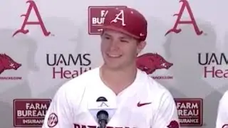 Gage Wood, Hudson White, Jared Sprague-Lott postgame - Arkansas 7, Mississippi State 5